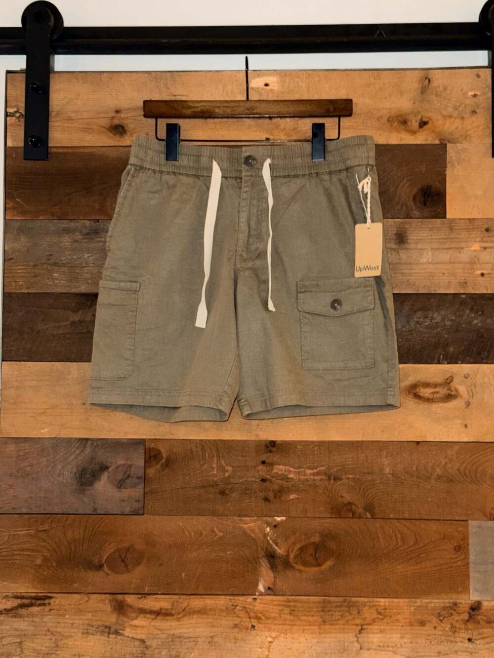 UpWest Resin Hemp Cargo Utility Shorts Med
